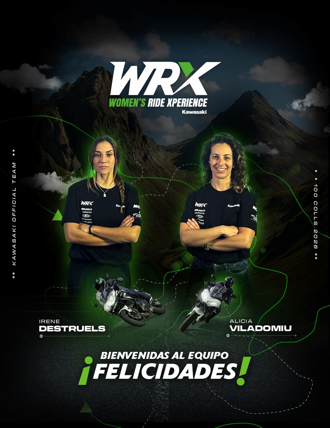 Bienvenidas al equipo. ¡Felicidades!